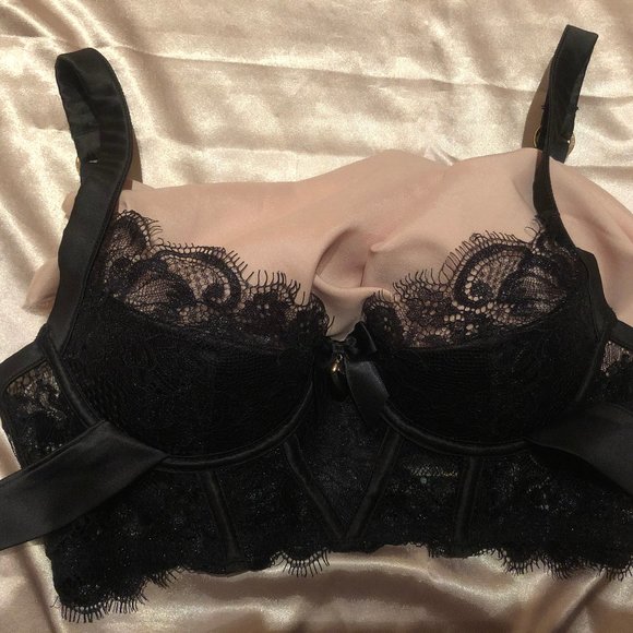 Honey Birdette - Chloe Bra - Black - 30B - Picture 4 of 4